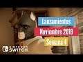 PRÓXIMOS juegos NINTENDO SWITCH NOVIEMBRE 2019 - Semana 25 de Noviembre. Lanzamientos SWITCH