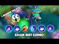 ZHASK BEST COMBO TUTORIAL | 1 SECOND DELETE COMBO | MOBILE LEGENDS ZHASK GAMEPLAY 2021