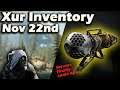 Destiny 2: Shadowkeep - Where is Xur Nov 22nd - Location, Inventory, Perks | Exotic Armor Review