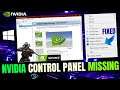 Nvidia Control Panel Display Settings Missing Windows 10 & 11 | Nvidia Control Panel Missing | 2023