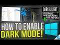 π§ How to ENABLE Dark Mode OR Custom Lighting Modes in Windows 10!