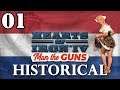 Let's Play HOI4 The Netherlands | Hearts of Iron 4 Historical Focuses On | Dutch Gameplay Episode 1