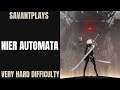 NIER AUTOMATA VERY HARD PLAYTHROUGH PT 2 [PS4] ROAD TO 200 SUBS