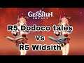 R5 Dodoco Tales vs R5 Widsith Yanfei Charged Attack Damage Comparison | Genshin Impact