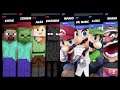 Super Smash Bros Ultimate Amiibo Fights – Steve & Co 323 Minecraft vs Mustache Bros