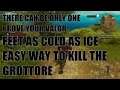 The Witcher 3 , Prove Your Valor , Feet As Cold As Ice , Easy Way To Kill The Grottore .