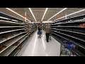 WALMART COMPLETELY EMPTY GETTING RESTOCKED! PEOPLE NEED TO STOP STOCKPILING!