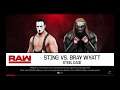 WWE 2K19 Sting VS Bray Wyatt 1 VS 1 Steel Cage Match
