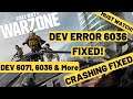 Call Of Duty Warzone Dev Error 6036 FIXED| Dev 6071 , 6038, 6065, 5757| DirectX Error Fixed|