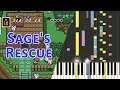 Piano - SNES The Legend Of Zelda A Link To The Past - Sage's Rescue