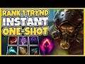 *100% ARMOR PEN* FULL AD INSTANT KILL TRYNDAMERE! (INSANE DAMAGE) - League of Legends