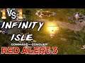 Command & Conquer Red Alert 3 Second Match Online Multiplayer Infinity Isle 1 vs 1 Soviet vs Japan