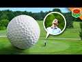 Golf but every time you hit the ball it gets BIGGER