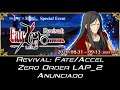 Revival: Fate/Accel Zero Order LAP_2 Anunciado | Fate/Grand Order