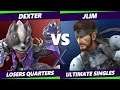 Smash Ultimate Tournament - Dexter (Wolf)  Vs. JLim (Snake) - S@X 303 SSBU Losers Quarters
