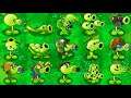 All PEA GREEN Plants Power-Up! in Plants vs Zombies 2