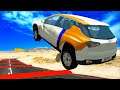 BeamNG DRIVE - Brutal Speed Bumps Crashes #19