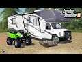 CAMPING IN A FLEETWOOD RV (ROLEPLAY) FARMING SIMULATOR 19