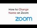 How to Change Name on Zoom (2020)