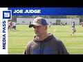Joe Judge Talks Practice with Patriots & Updates Injuries | New York Giants