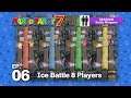 Mario Party 7 SS5 Buddy Minigame EP 06 - Ice Battle 8 Players Peach,Mario,Yoshi,Wario