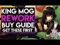 REWORK GUIDE - MUST BUY Rewards - FFXV King Mog Buy Guide Steyliff Grove Final Fantasy Brave Exvius