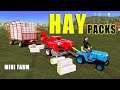 SMALL TRACTORS vs HAY PACKS | Hay Bale Making and Automatic Loading! Farming Simulator 19