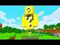 We Found A GIANT LUCKY BLOCK STATUE In Minecraft!