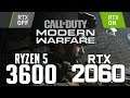 Call of Duty: Modern Warfare on Ryzen 5 3600 + RTX 2060 1080p,1440p benchmarks!