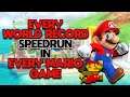 Every World Record Speedrun in Every Mario Game (Any%)