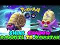 Evolving SHINY SHADOW OMANYTE to SHINY SHADOW OMASTAR in Pokemon Go