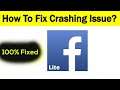 How To Fix "Facebook Lite" App Keeps Crashing Problem Android & Ios - Facebook Lite App Crash Issue