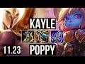 KAYLE vs POPPY (TOP) | 6/1/7, 1.3M mastery, 300+ games | NA Diamond | 11.23