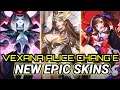 Mobile Legends Adventure 3 New Epic Skins Vexana Alice Chang'e