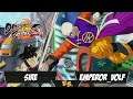 Sire(Bardock/GT Goku/Yamcha) Fights Emperor_Volf(Tien/Nappa/UI Goku)[DBFZ PS4]