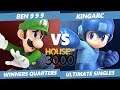 Smash Ultimate Tournament - Ben 9 9 9 (Luigi) Vs. KingArc (Mega Man) SSBU Xeno 198 Winners Quarters