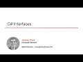 C# Skills: C# Interfaces Course Preview