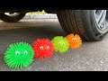 Experiment Car vs Doodles Ball vs Fanta vs Mentos | Crushing Crunchy & Soft Things by Car | Test Ex