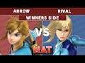 HAT 95 - Arrow (Link) Vs. Rival (Zero Suit Samus) Winners Side - Smash Ultimate