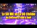 Lv 50 Anemo MC vs Lv 90 Childe No Recovery Food & Buff - Genshin Impact Global