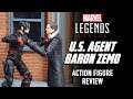 Marvel Legends Series Disney Plus Wave 1 U.S. Agent & Baron Zemo Action Figure Review