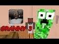 Monster School : GRANNY HORROR GAME CHALLENGE 3 - Minecraft Animation
