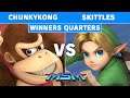 MSM Online 7 - ChunkyKong (Donkey Kong) Vs SKittles (Young Link) Winners Quarters - Smash Ultimate