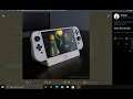 Second Nintendo switch pro mock up console concept