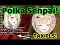 Fauna First Time Talk With Polka And Have To Pay Senpai Tax (Hololive EN)