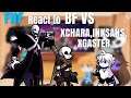 FNF REACT TO BF VS XCHARA,INKSANS,XGASTER(REQUEST)