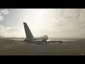 Air America 747-8 Extreme Approach at Kabul Afghanistan - MS Flight Simulator