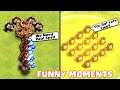 COC Funny Moments Montage | Glitches, Fails, Wins, and Troll Compilation #82