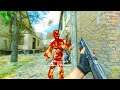 Counter Strike Source - Zombie Mod on de_resistance_v2,1 map