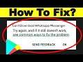 Fix Can't Download Whatsapp Messenger App Error On Google Play Store Problem - Fix Can't Install